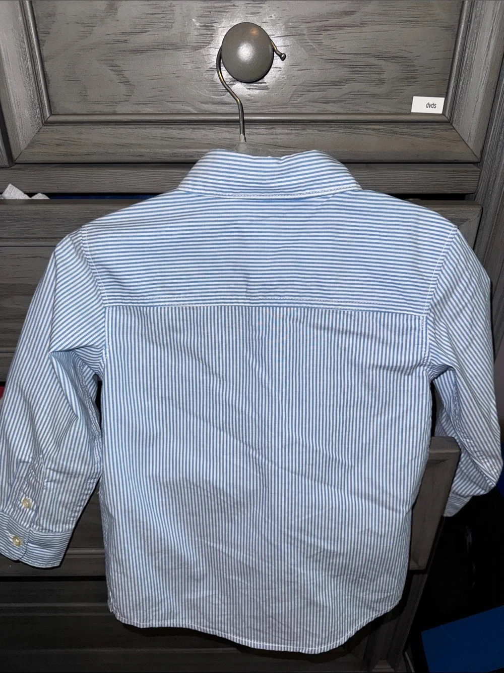 Carter's Boys Light Blue & White Striped  | 3T